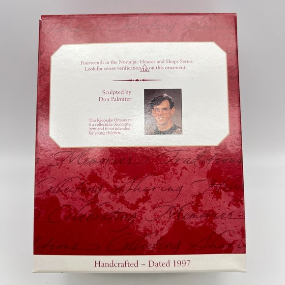 Hallmark Keepsake CAFE Ornament #14 Collectors Series 1997 New In Box - Picture 7 of 9